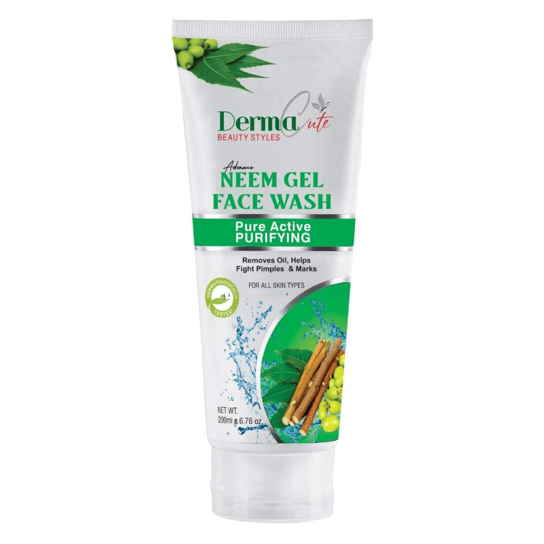 DermaCute Neem Gel Face Wash 250ml