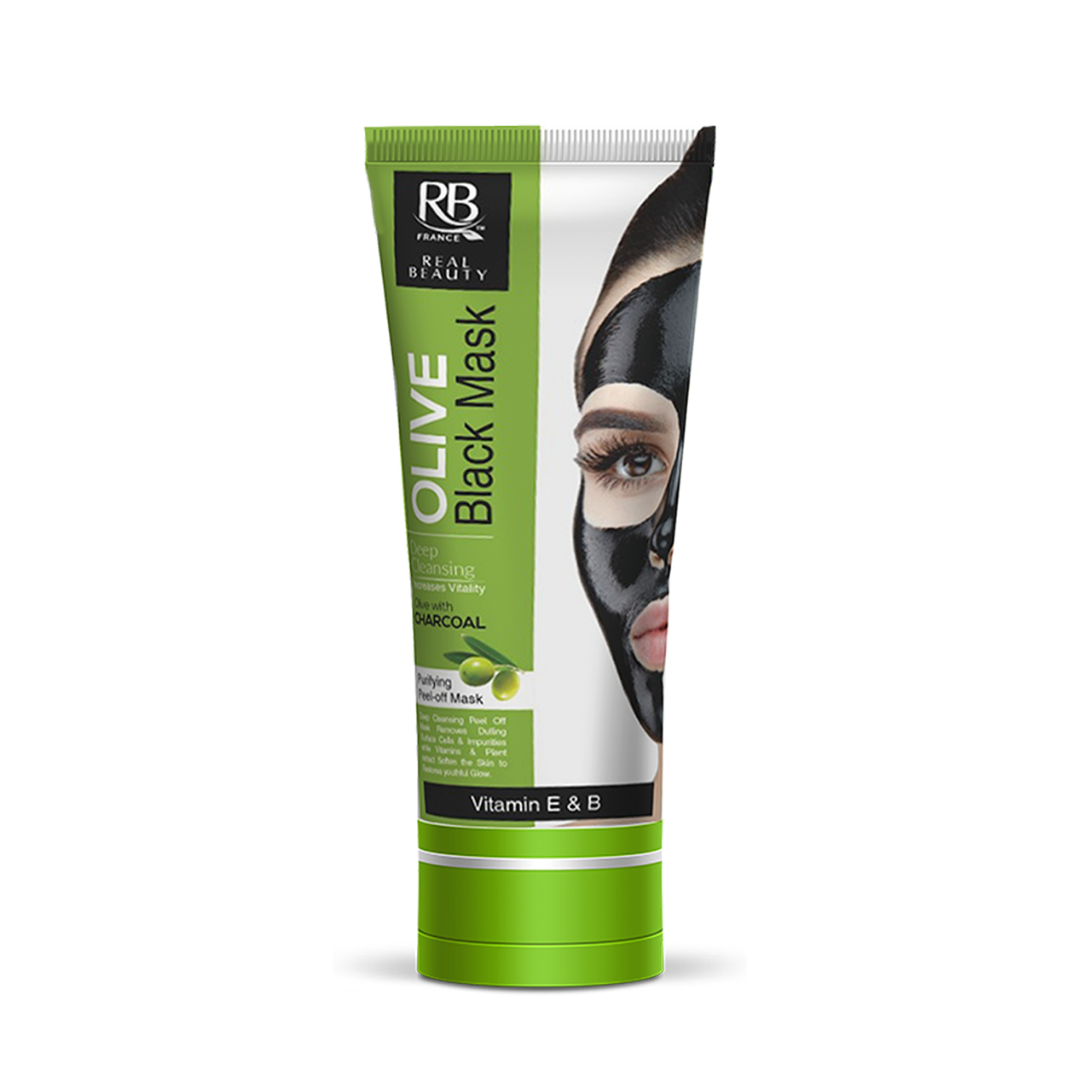 Real Beauty Olive Charcoal Black Mask